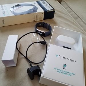 Fitbit Charge 3 grey/rosegold opened but not used
